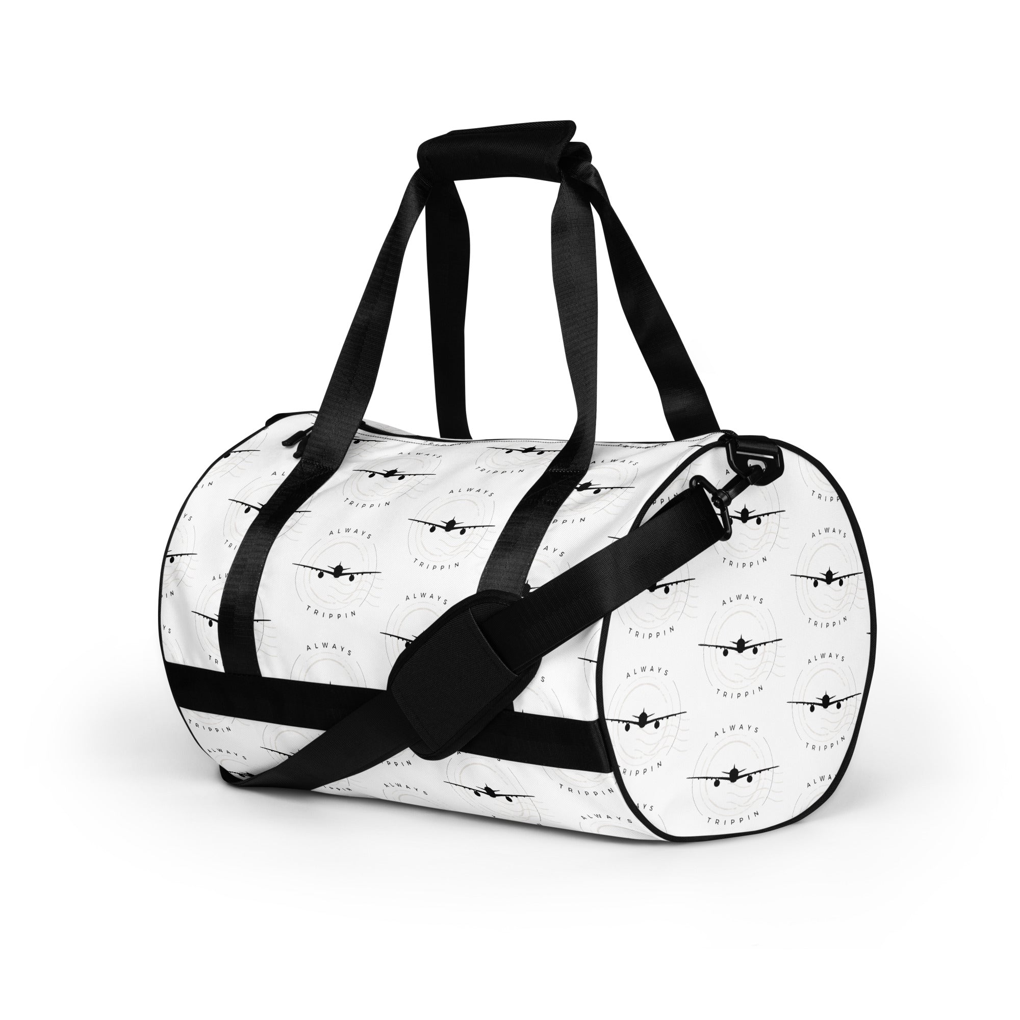 All-over print travel bag