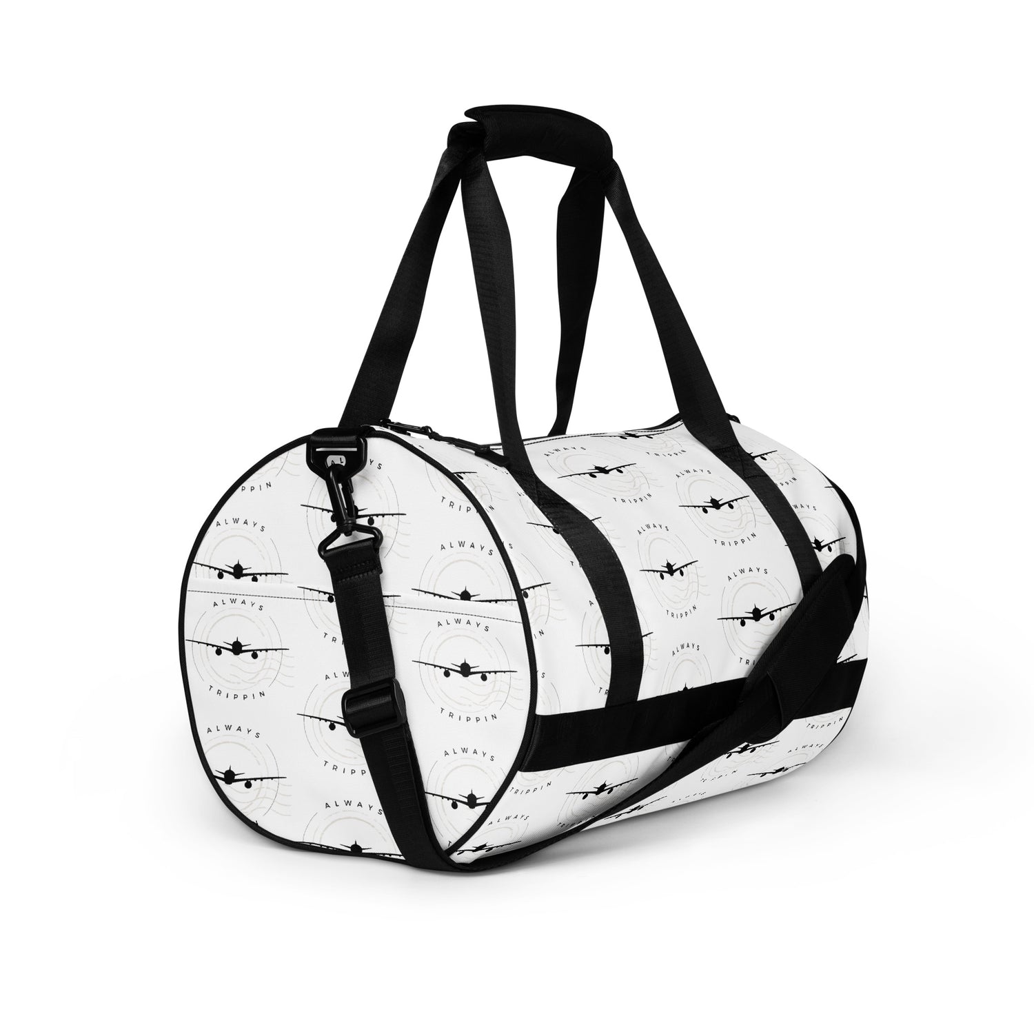 All-over print travel bag